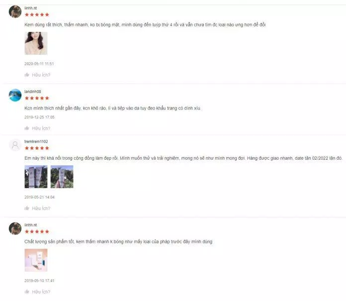 Đánh giá của khách hàng trên Shopee về kem chống nắng Elta MD UV Physical Broad-spectrum SPF 41 (Nguồn: BlogAnChoi) Đánh giá của khách hàng trên Shopee về kem chống nắng Elta MD UV Physical Broad-spectrum SPF 41 (Nguồn: BlogAnChoi)