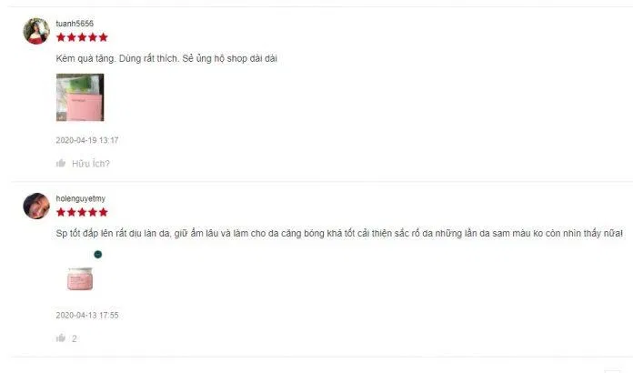 Đánh giá từ khách hàng sử dụng trên trang Shopee (Ảnh: BlogAnChoi)