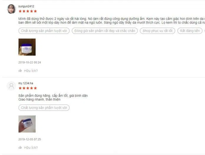 Đánh giá từ khách hàng sử dụng trên trang Shopee (Ảnh: BlogAnChoi)