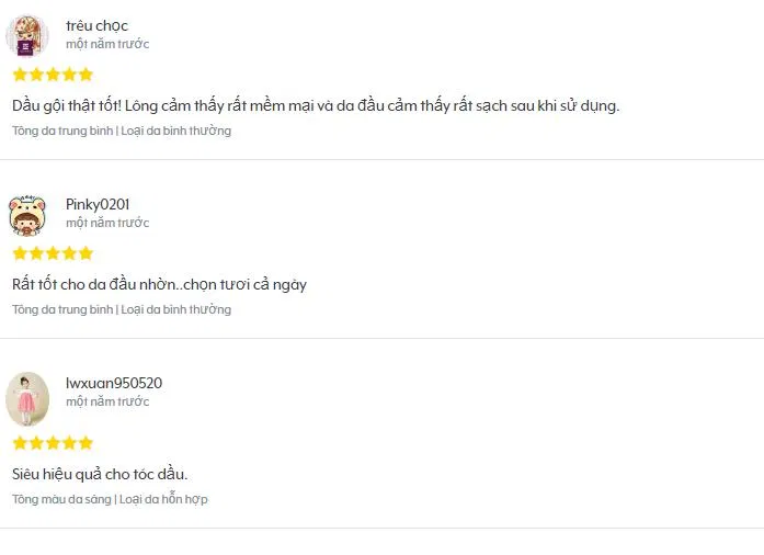 Những ý kiến đánh giá tốt về sản phẩm của khách hàng trên trang Hermo (ảnh: BlogAnChoi).