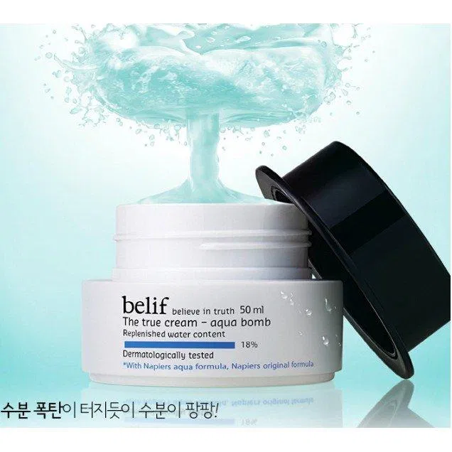 Belif The True Cream Aqua Bomb được mệnh danh là quả bom cấp nước vượt trội cho da dầu belif-aqua-bomb