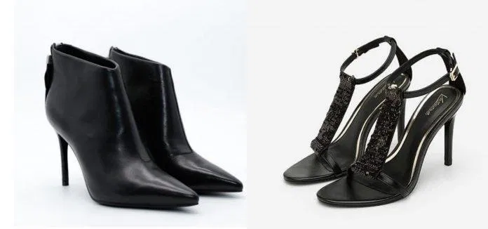 Giày đế cao sẽ giúp set đồ trông thật sang chảnh, thu hút (Ảnh: Internet)