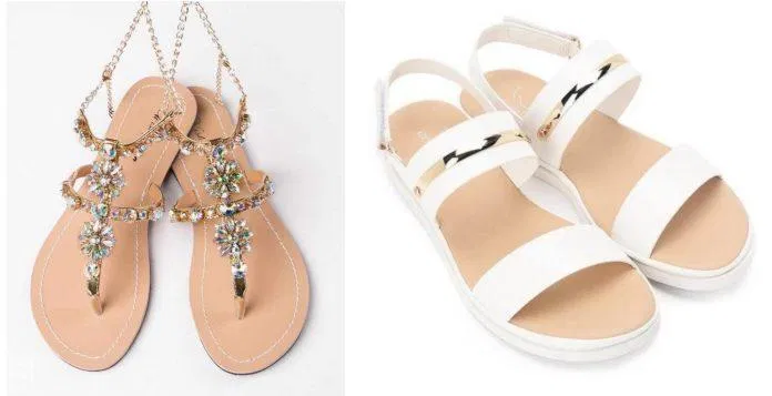 Loại giày sandal đặc biệt phù hợp với set đồ trong những ngày đi biển (Ảnh: Internet)