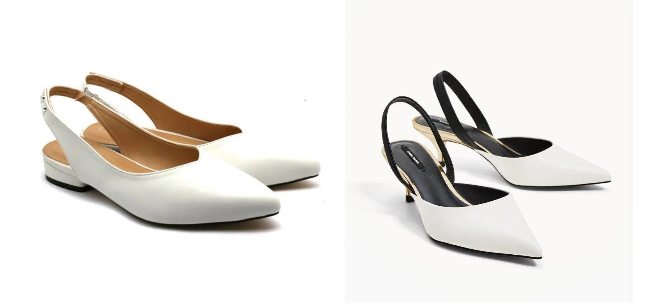 Giày đế nhọn sẽ giúp bạn khoe được đôi chân dài và mảnh của mình nhé (Ảnh: Internet)