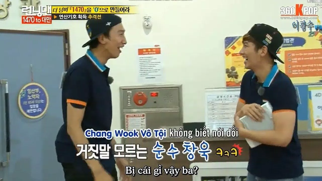 Quá "nhọ" cho Ji Chang Wook khi lần đầu tham gia Running Man lại được bắt cặp với "thánh phản bội" Lee Kwang Soo (Ảnh: Internet)