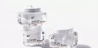 Dr.Jart+ V7 Toning Light có thiết kế bằng thủy tinh rất nặng tay và sang trọng. (nguồn: Internet)