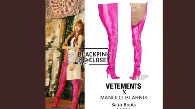 Lisa (BLACKPINK): Biến những trang phục “dị” thành siêu phẩm thời trang đẹp ngút ngàn Alyx Áo croptop áo khoác lông As if It s yout last Balenciaga Boombaya boot Jennie Jisoo Kill This Love Lisa BlackPink Manolo Blahnik MV người đẹp nữ tính outfit Quần bò rapper Rose sành điệu Satin boot stylist thắt lưng thời trang trang phục trang phục biểu diễn Y Project Yello YG