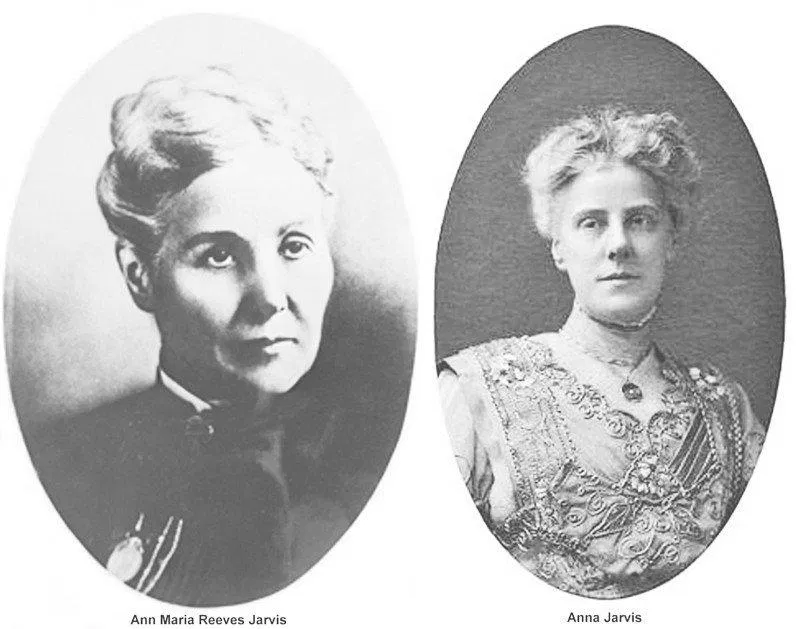 Bà Ann Maria Reeves Jarvis và con gái Anne (Ảnh: Internet)