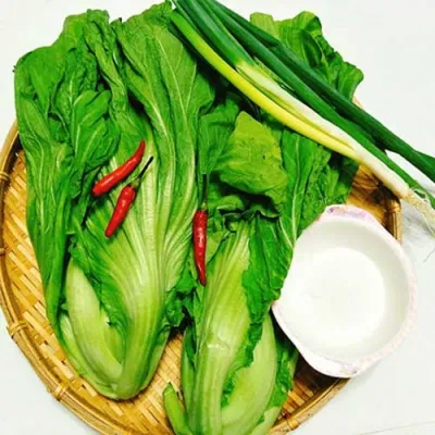 nguyên liệu làm dưa cải muối