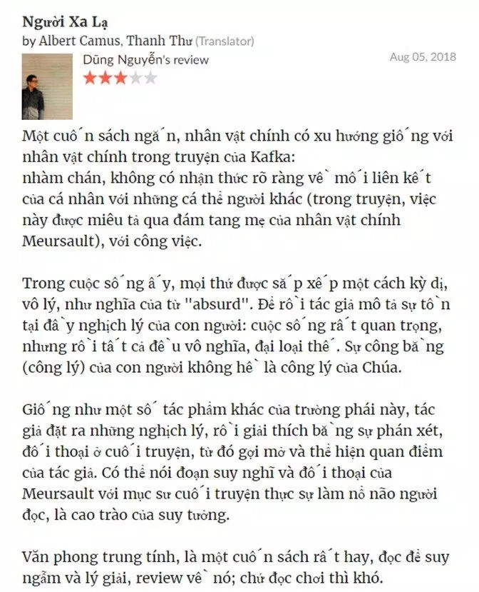 Những nhận xét khác trên Goodreads. (Nguồn: Goodreads)