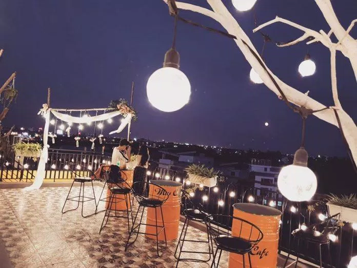Không gian lãng mạn của quán cafe đẹp Miss Coffee. (Ảnh: Internet)