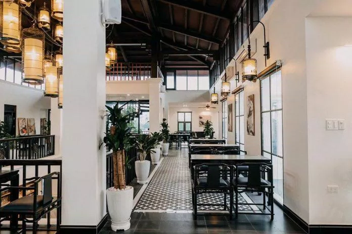 Quán cafe đẹp này có không gian rất rộng, thông thoáng. (Ảnh: Internet)