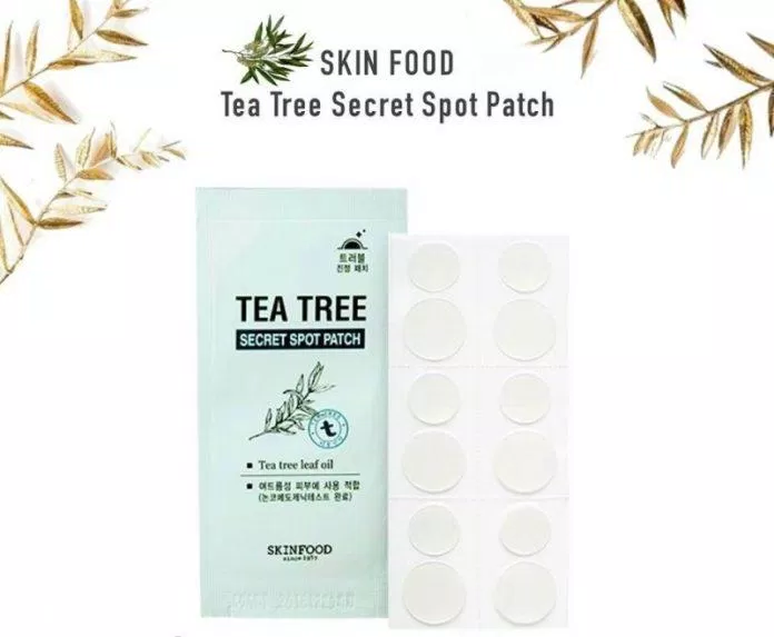 miếng dán mụn skinfood tea tree secret spot patch