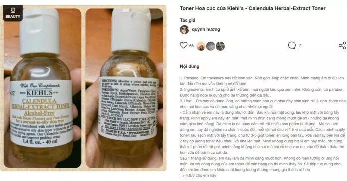 Đánh giá của khách hàng về sản phẩm tại Fi:me.com. (Ảnh: BlogAnChoi) Đánh giá của khách hàng về sản phẩm tại Fi:me.com