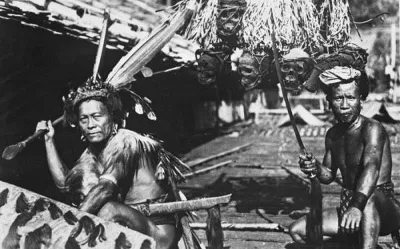 săn đầu người dayak