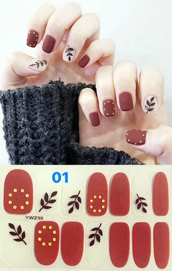 Tổng hợp 30 mẫu nail sticker đẹp xu hướng hot nhất 2020 - BlogAnChoi