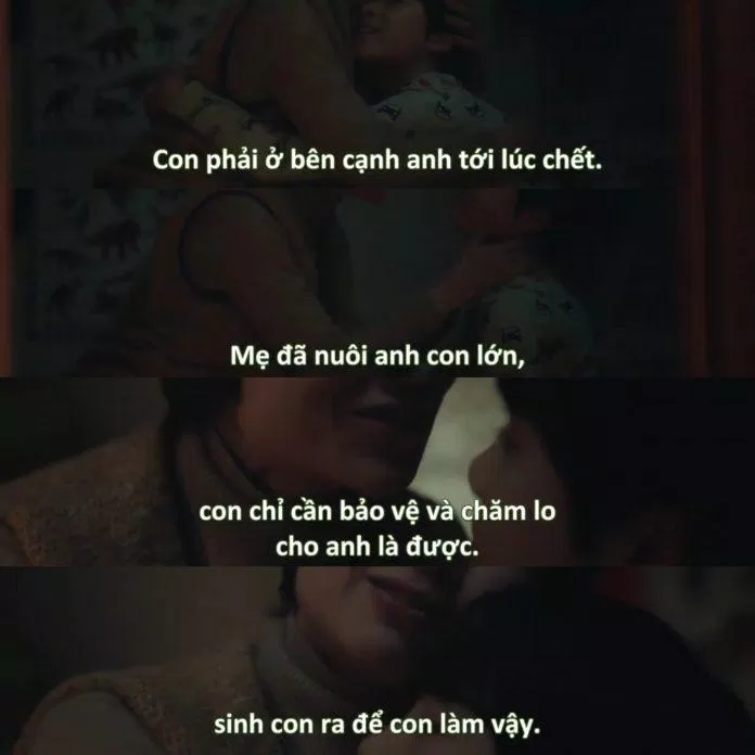 Người mẹ đâu biết rằng những lời nói lúc đó lại có tính sát thương cao đến thế đối với Moon Gang Tae. (Ảnh: Internet)