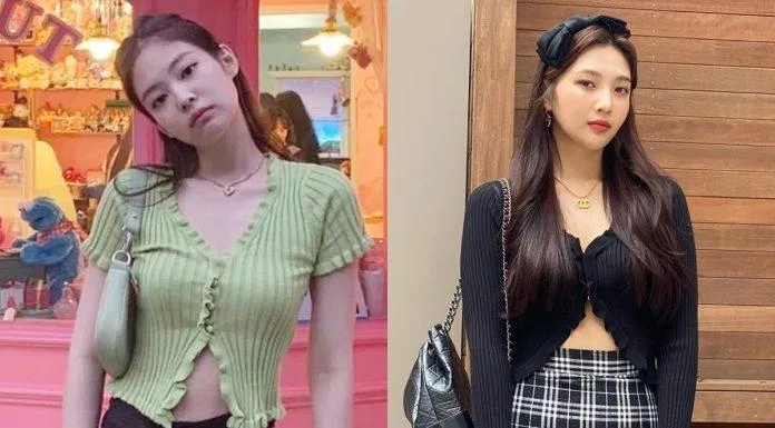 Áo crop top cài khuy cực quyến rũ (ảnh: Internet)