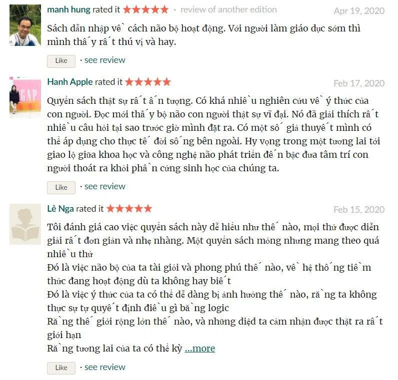 Khá nhiều người đánh giá cao tác phẩm trên trang Goodreads (Ảnh: Goodreads)