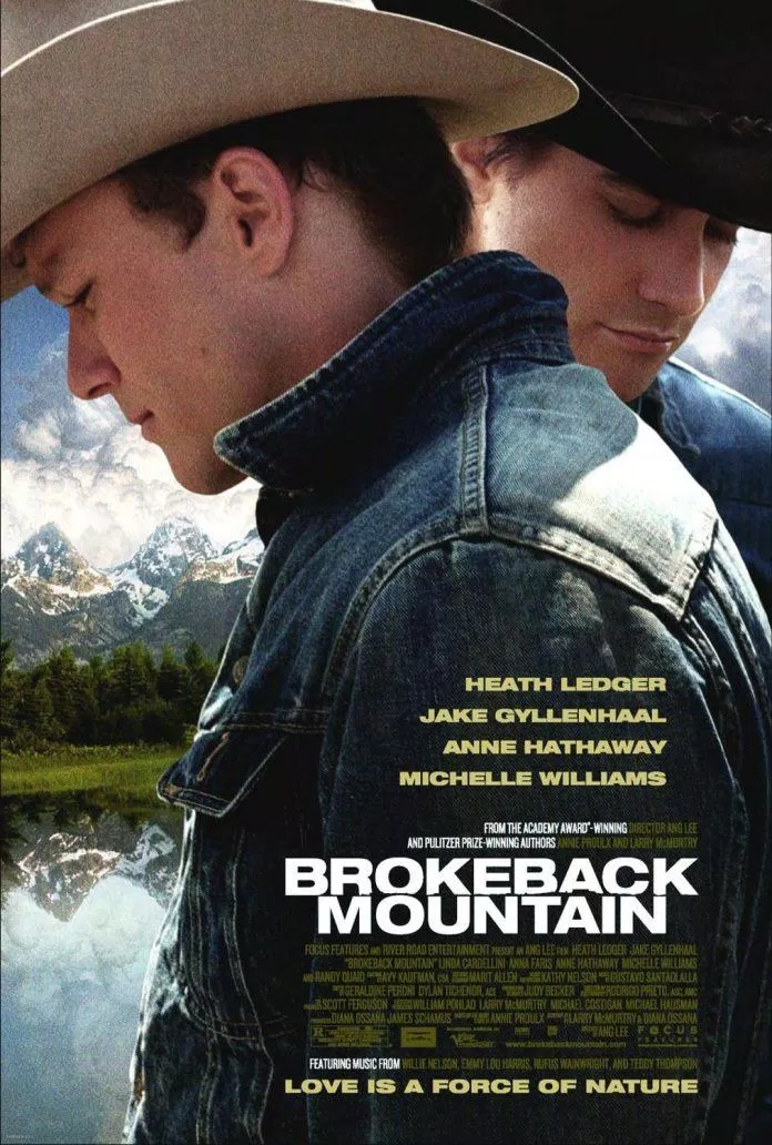 Poster phim Brokeback Mountain. Ảnh: Internet