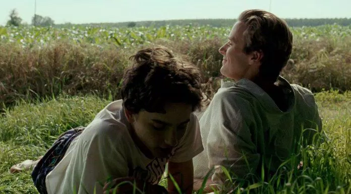 Cảnh "Elio và Oliver lăn lộn trên cỏ". Ảnh: Internet