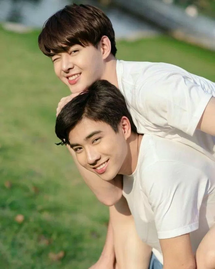 Cặp đôi đam mỹ Thái Lan nổi lên từ bộ phim Love By Chance. (Ảnh: Internet)