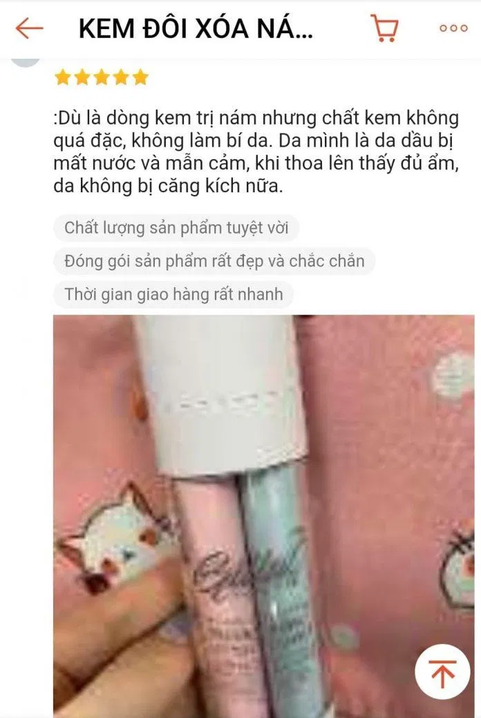 Đánh giá của khách hàng trên Shopee. (Ảnh: Internet)