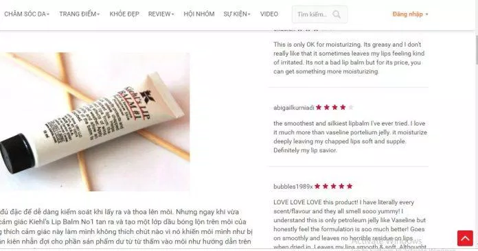 Đánh giá thực tế từ khách hàng HappySkin (Nguồn: BlogAnChoi) Đánh giá thực tế từ khách hàng HappySkin (Nguồn: BlogAnChoi)