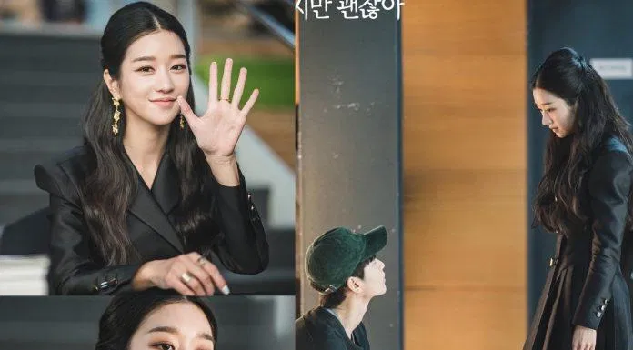 Sở hữu bề ngoài lạnh lùng, kỳ quái và lập dị nên những bộ đồ màu đen luôn là ưu tiên của nữ nhà văn Ko Mun Yeong (Ảnh: Internet)