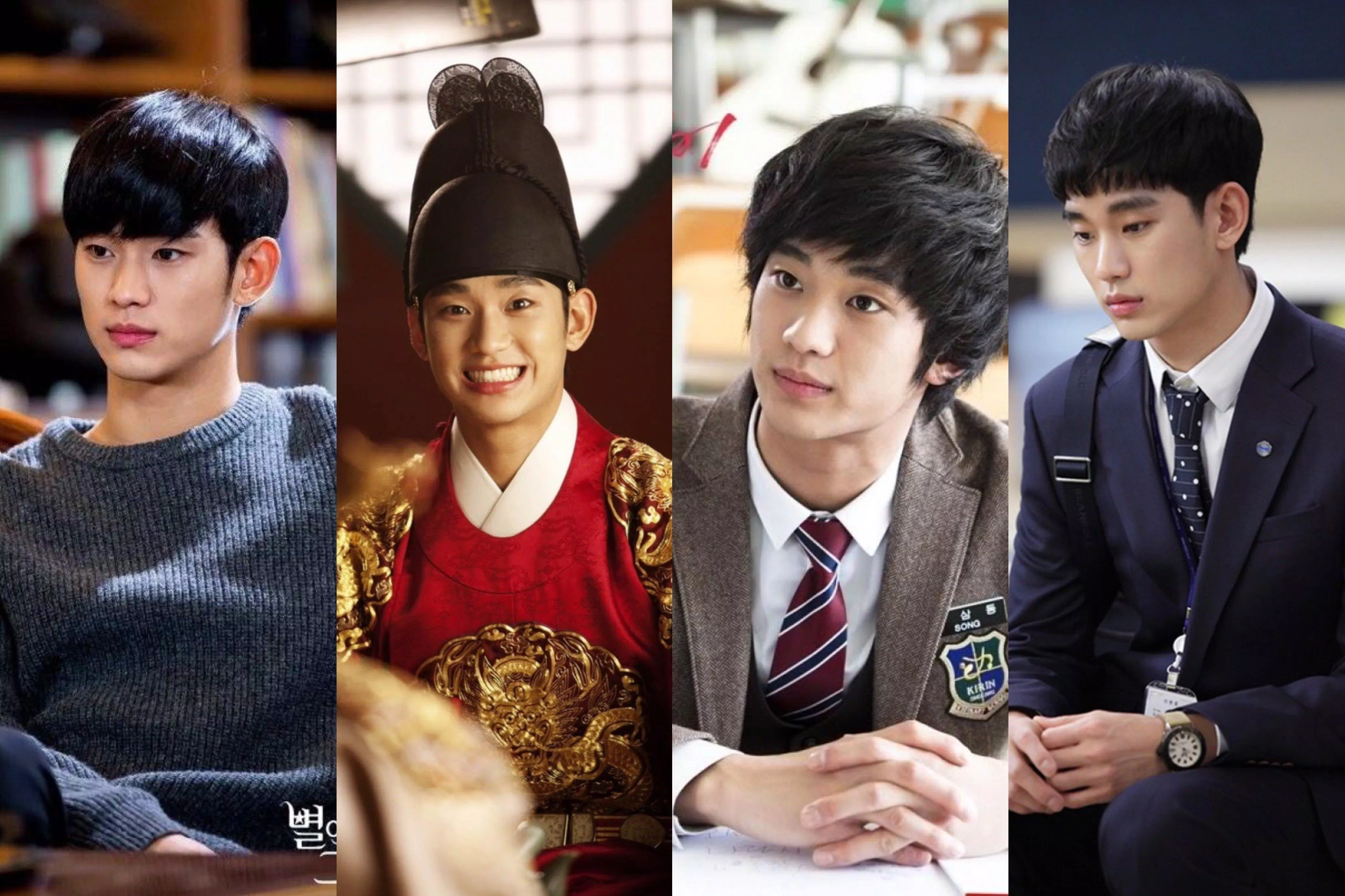 Tạo hình của Kim Soo Hyun qua các bộ phim truyền hình trước đây (Ảnh: Internet)