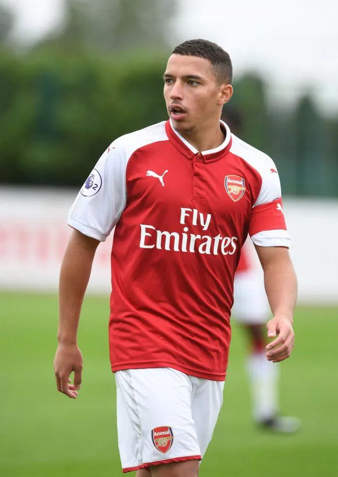 Ismael Bennacer khi còn ở đại bản doanh của Arsenal.  Ảnh: Internet