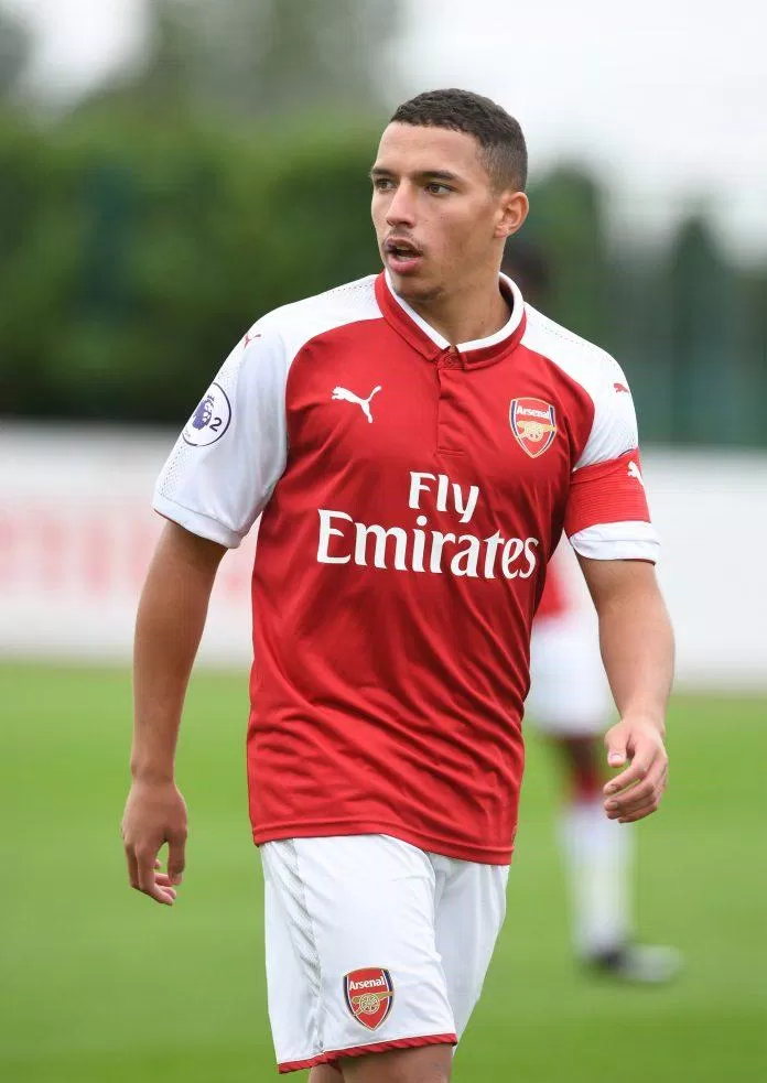 Ismael Bennacer khi còn thuộc biên chế Arsenal. Ảnh: Internet