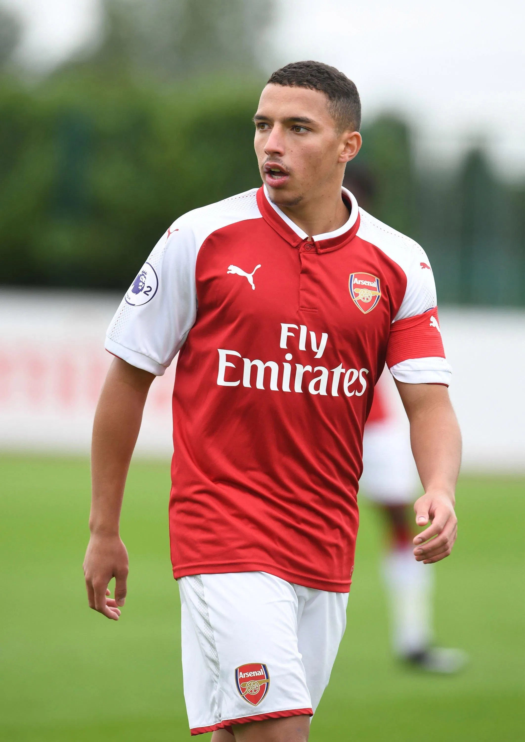 Ismael Bennacer khi còn thuộc biên chế của Arsenal. Ảnh: Internet