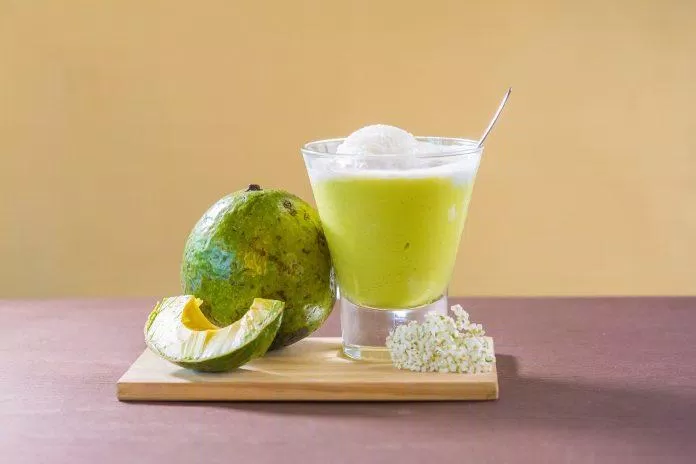 Kem bơ ở đây giữ nguyên được hương vị rất rọ nét (Nguồn: Facebook SKY Fruits )
