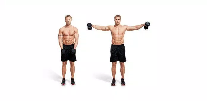 Lateral Raise là bài tập rất phù hợp với phương pháp Superset. (Nguồn: Internet)