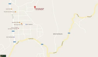 Khu du lịch Măng Đen trên bản đồ (Nguồn: Internet)