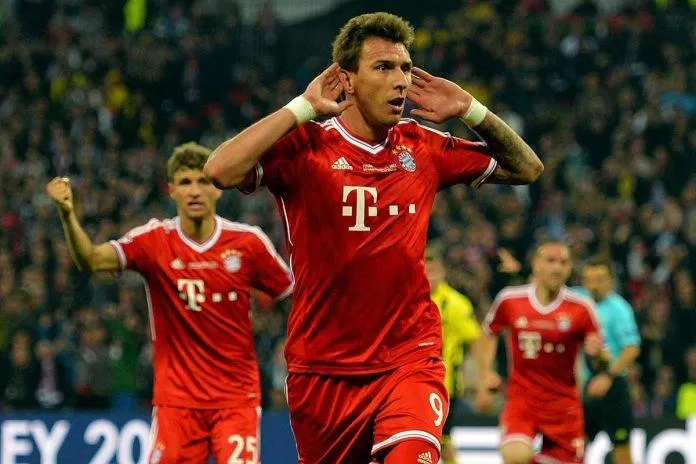 Mandzukic ghi bàn mở tỷ số trận chung kết (Ảnh: Internet)