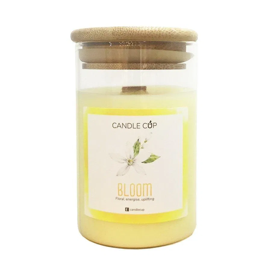 Nến thơm Candle Cup với các thành phần có nguồn gốc hoàn toàn từ thiên nhiên không gây độc tố.