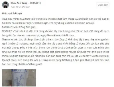 Đánh giá của người sử dụng về sản phẩm (Nguồn: Internet).