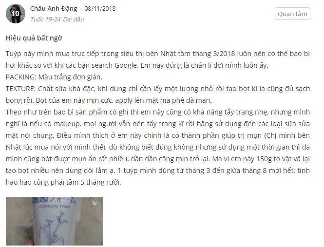 Đánh giá của người sử dụng về sản phẩm (Nguồn: Internet).