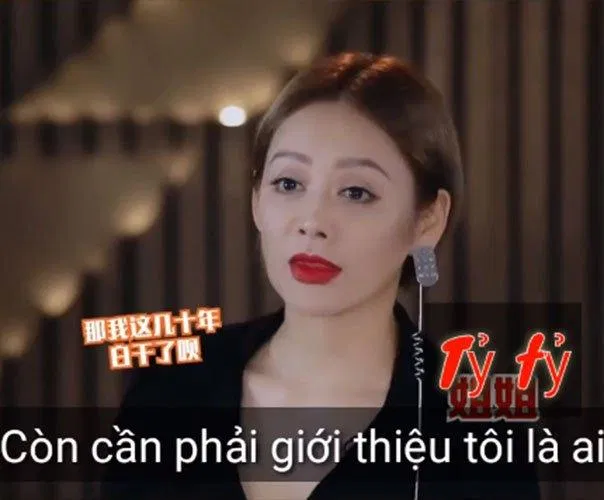 "Chị đẹp" ai cũng biết, lại còn bắt chị phải giới thiệu? (Ảnh: Internet)