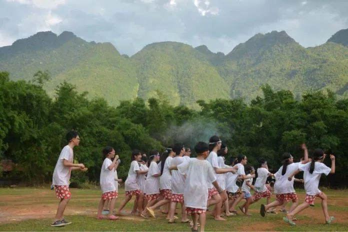 Không gian rộng thoải mái cho các hoạt động Team building (Nguồn: Sol Bungalows)
