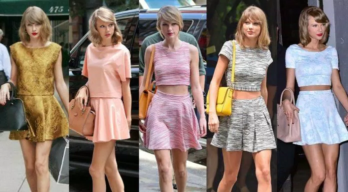 Taylor Swift dành sự yêu thích đặc biệt cho những set croptop