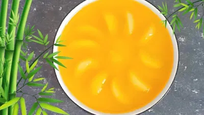 Món thạch trà đào vừa ngon vừa bắt mắt lại giàu dinh dưỡng (Nguồn: Internet)