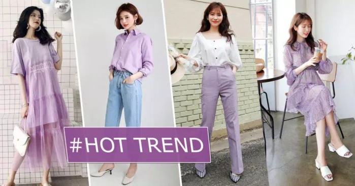 Màu tím lilac hot trend 2020 hay còn gọi là màu tím tử đinh hương. (Ảnh: Internet)