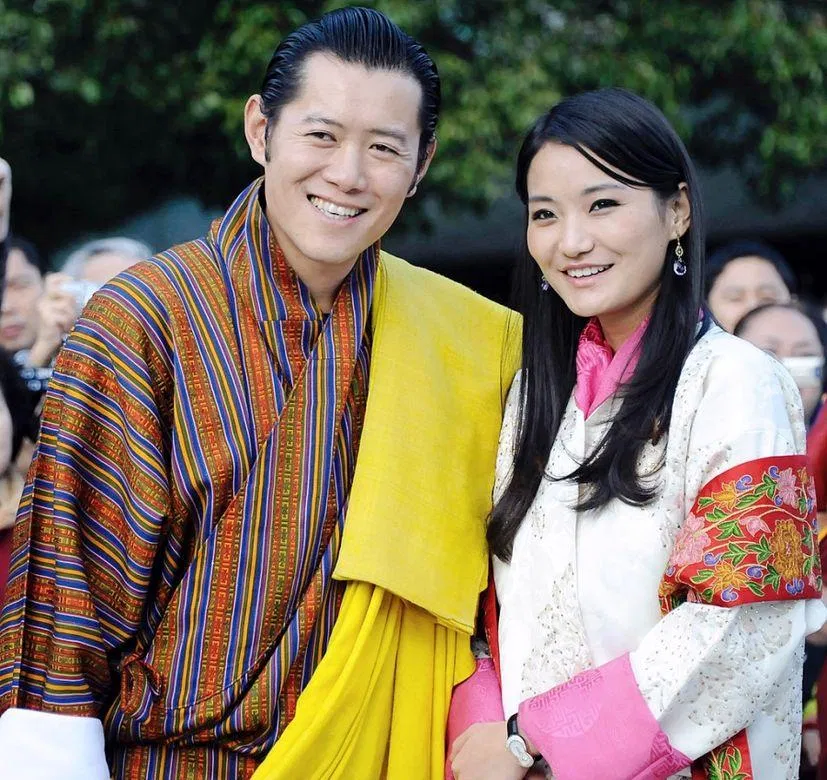 Vua và hoàng hậu Buhtan là "hiện thân" của chuyện tình cổ tích giữa đời thực. (Ảnh: Internet)