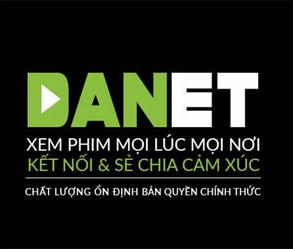 Logo của dịch vụ xem phim truyền hình DANET. (Ảnh: Internet)