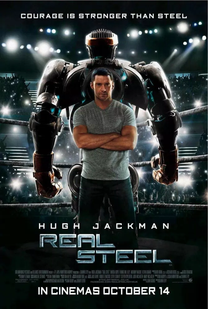 Poster phim Real Steel (Nguồn: Internet).