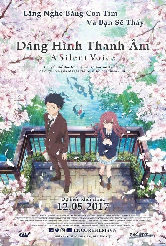 Poster phim A Silent Voice. (Nguồn: Internet)
