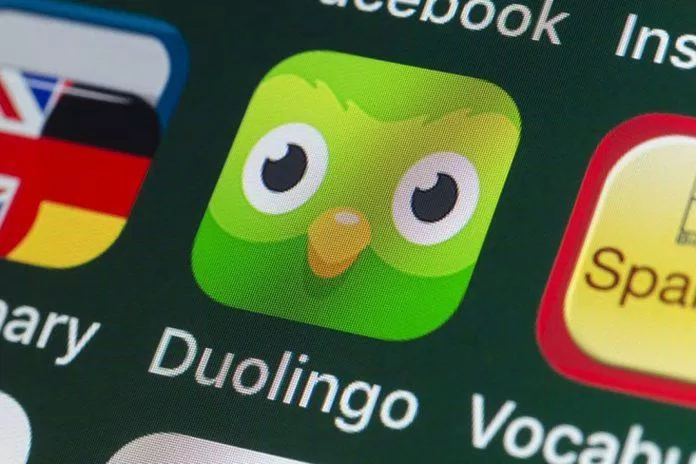 Ứng dụng Duolingo trên điện thoại (Nguồn ảnh: Internet)